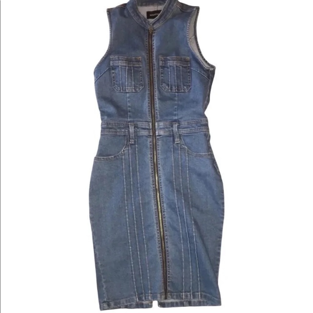 MINKPINK Jean Dress-MUST GO